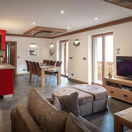 Les Ecureuils -Renove 100M2 - 8Per - Skis Aux Pieds - Vue Sur La Montagne Les Houches Exterior photo